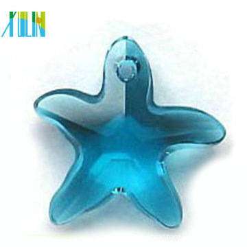 Nice cute star fish crystal bead pendant wholesale on Alibaba